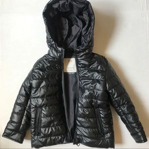 Black Zara Puffer Jacket